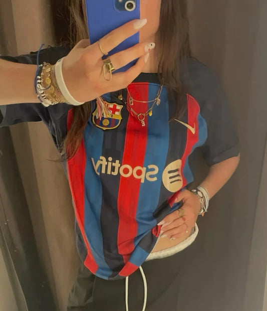 تيشيرت بناتي برشلونة نايك  , قالب صغير