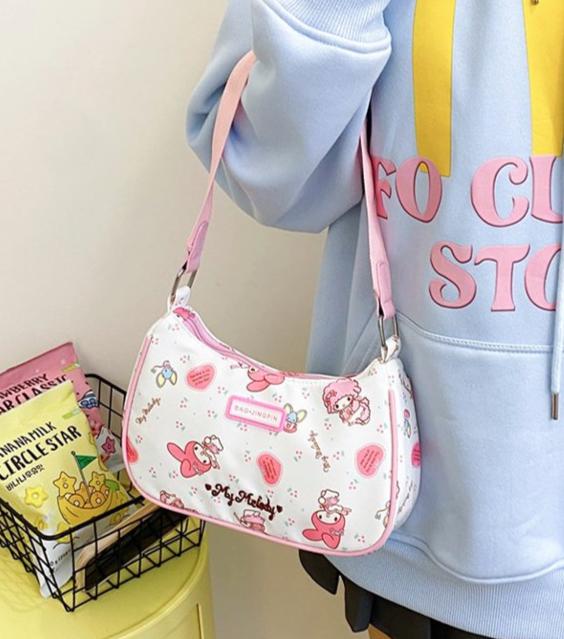 جنطة كتف بناتية ميلودي وفراولة