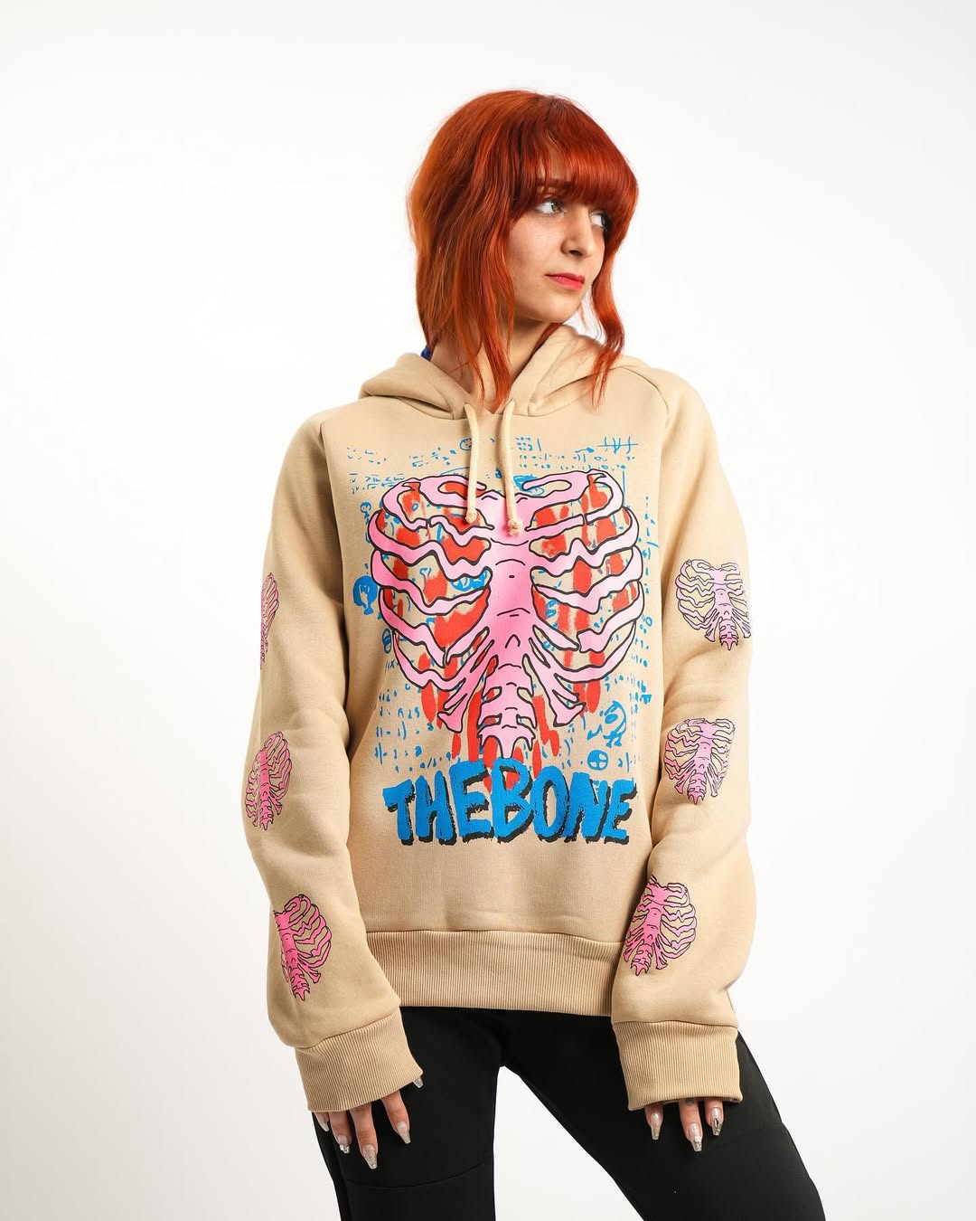 THEBONE - هودي هيكل عظمي