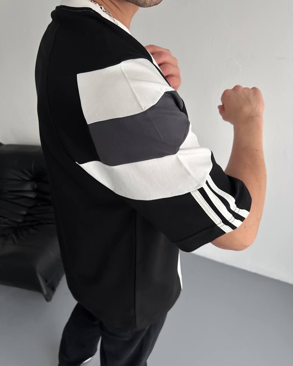 تيشيرت ريال مدريد ابيض واسود , قالب كبير