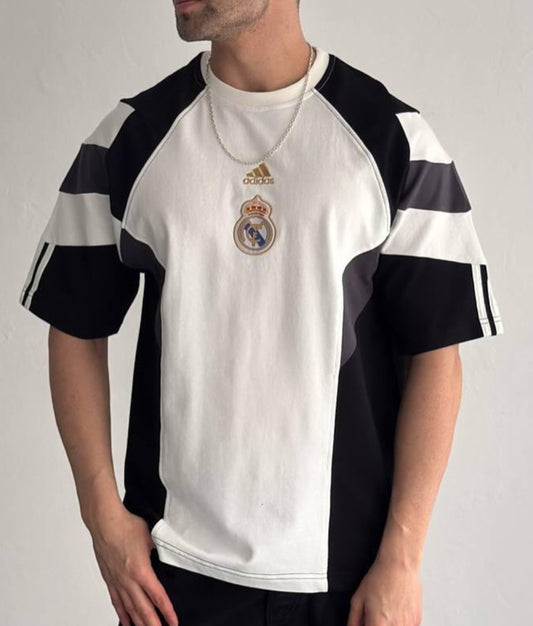 تيشيرت ريال مدريد ابيض واسود , قالب كبير