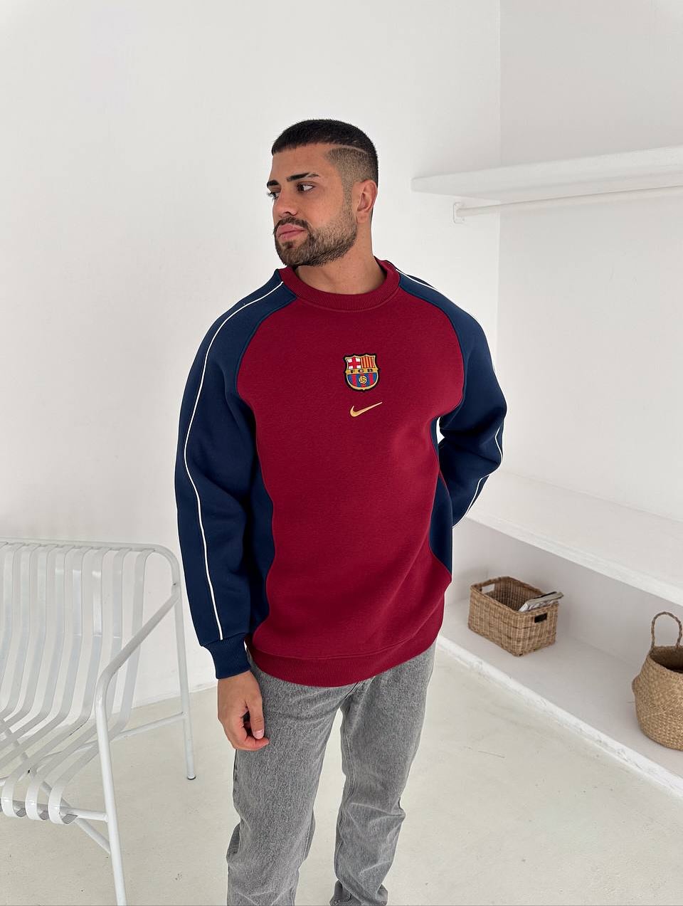 سويترات برشلونة نايك بلونين , قالب كبير