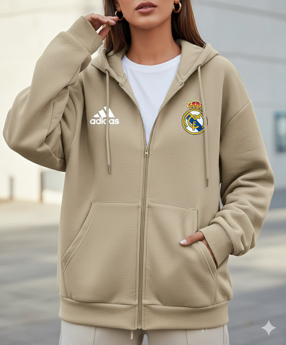 جاكيت ريال مدريد اديداس , قطني