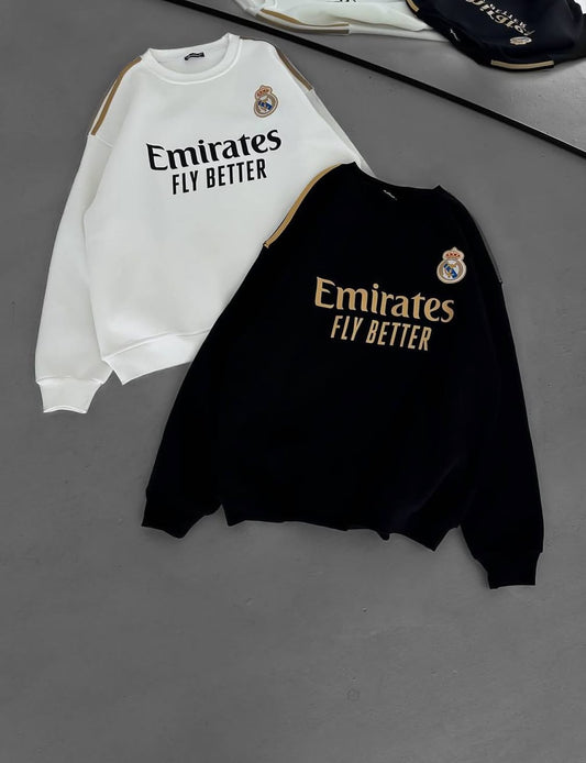 سويتر ريال مدريد قطني ثخين , قالب كبير