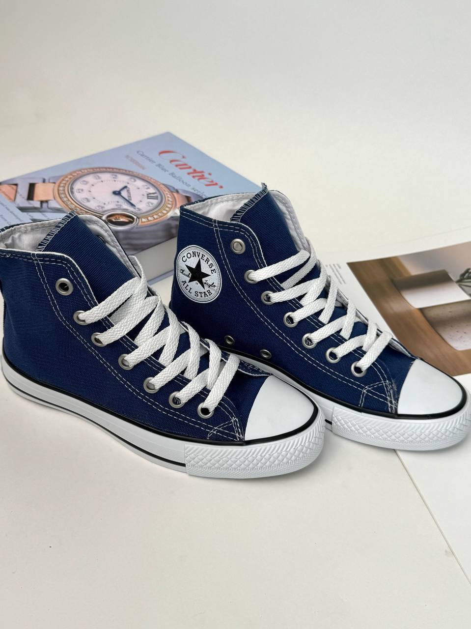 حذاء كونفرس ال ستار ازرق فاتح ,قالب طبيعي (القياسات بين 40>44)