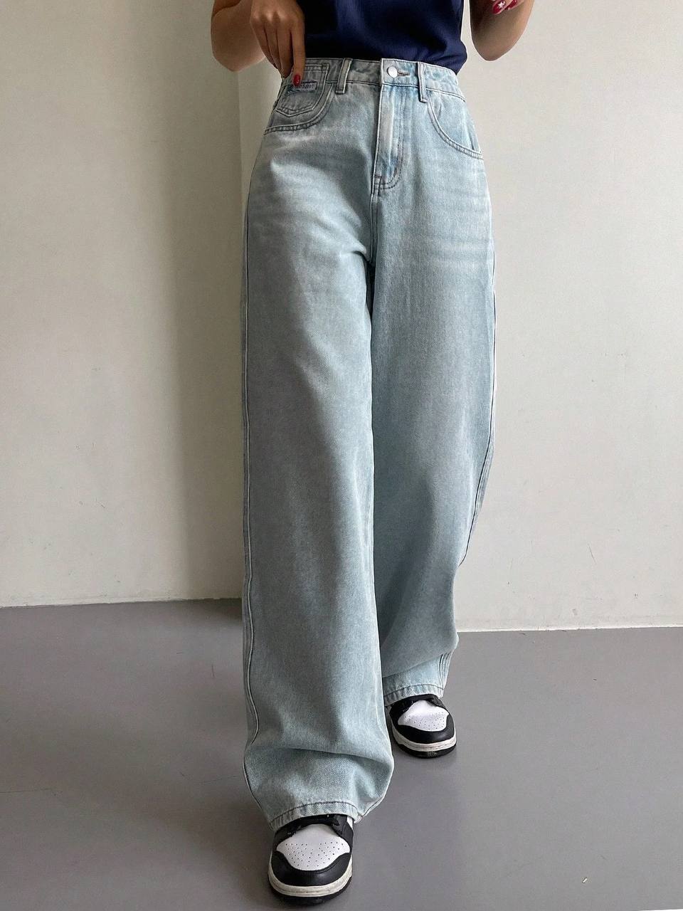 بنطرون جينز ثلجي نسائي ,قالب طبيعي