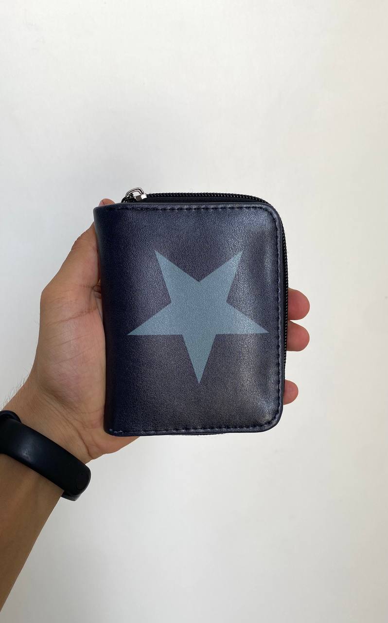 محفظة نجمة كبيرة لون اسود