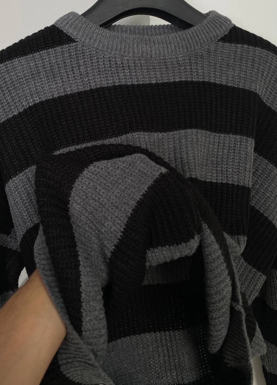 بدي قطني لون اسود ورصاصي