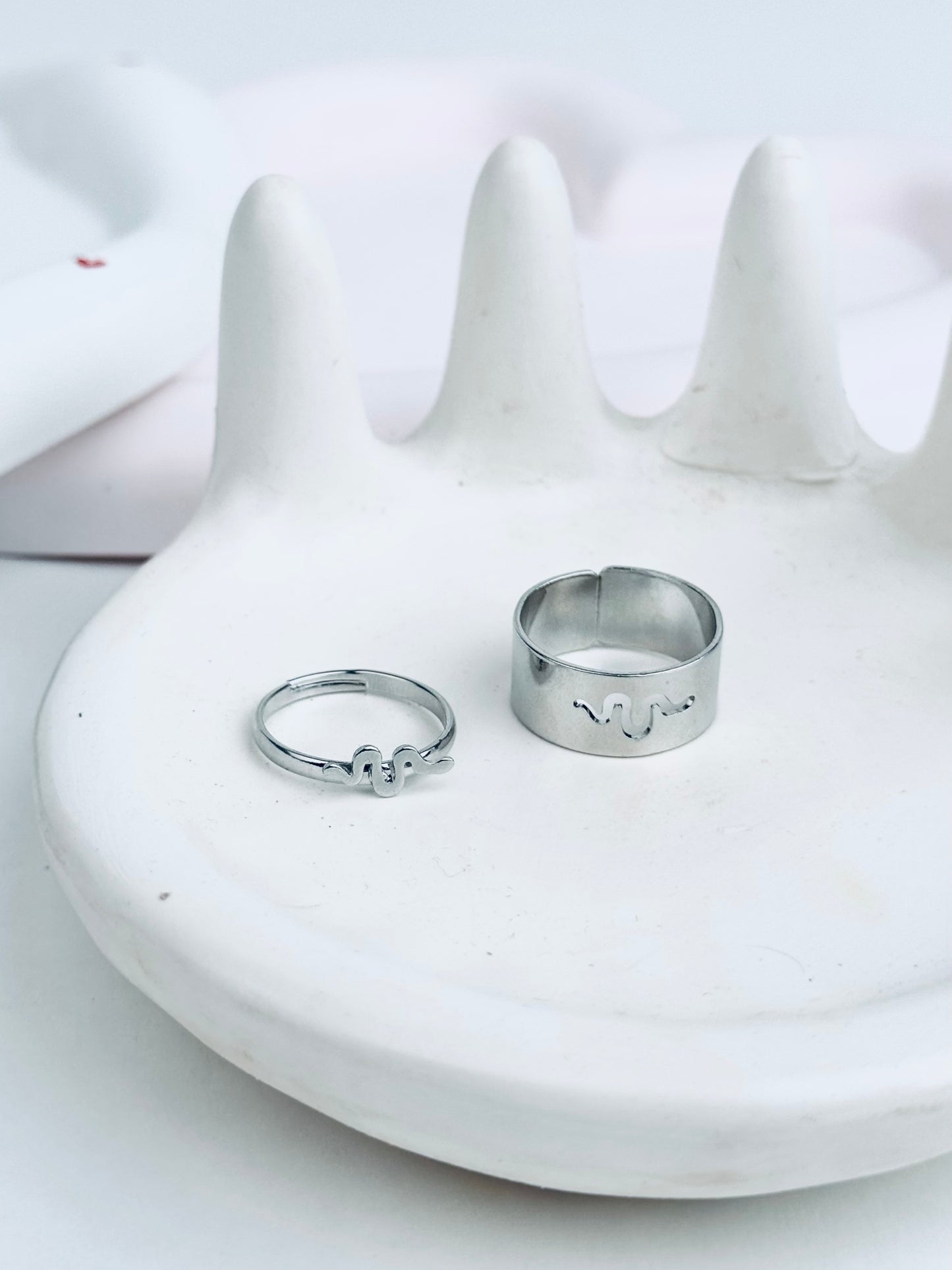 محبس ثنائي بيست فريند افعى (قطعتين)✅