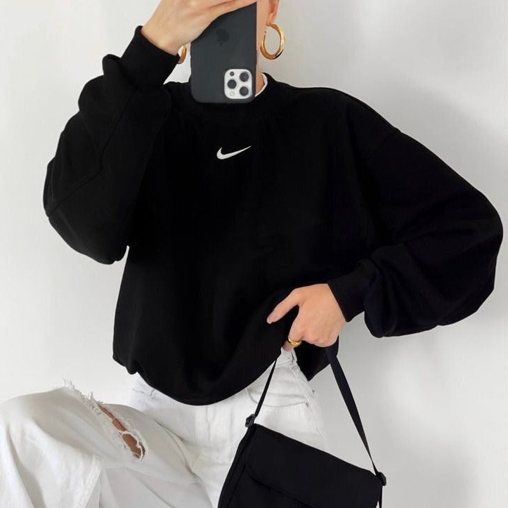 سويتر شعار نايك ,قالب طبيعي ,قطني صيفي