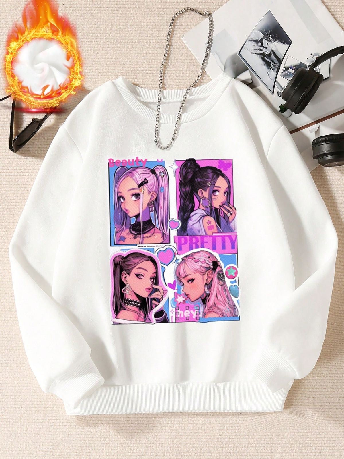 سويتر طبعات بناتية ,قالب طبيعي ,قطني صيفي