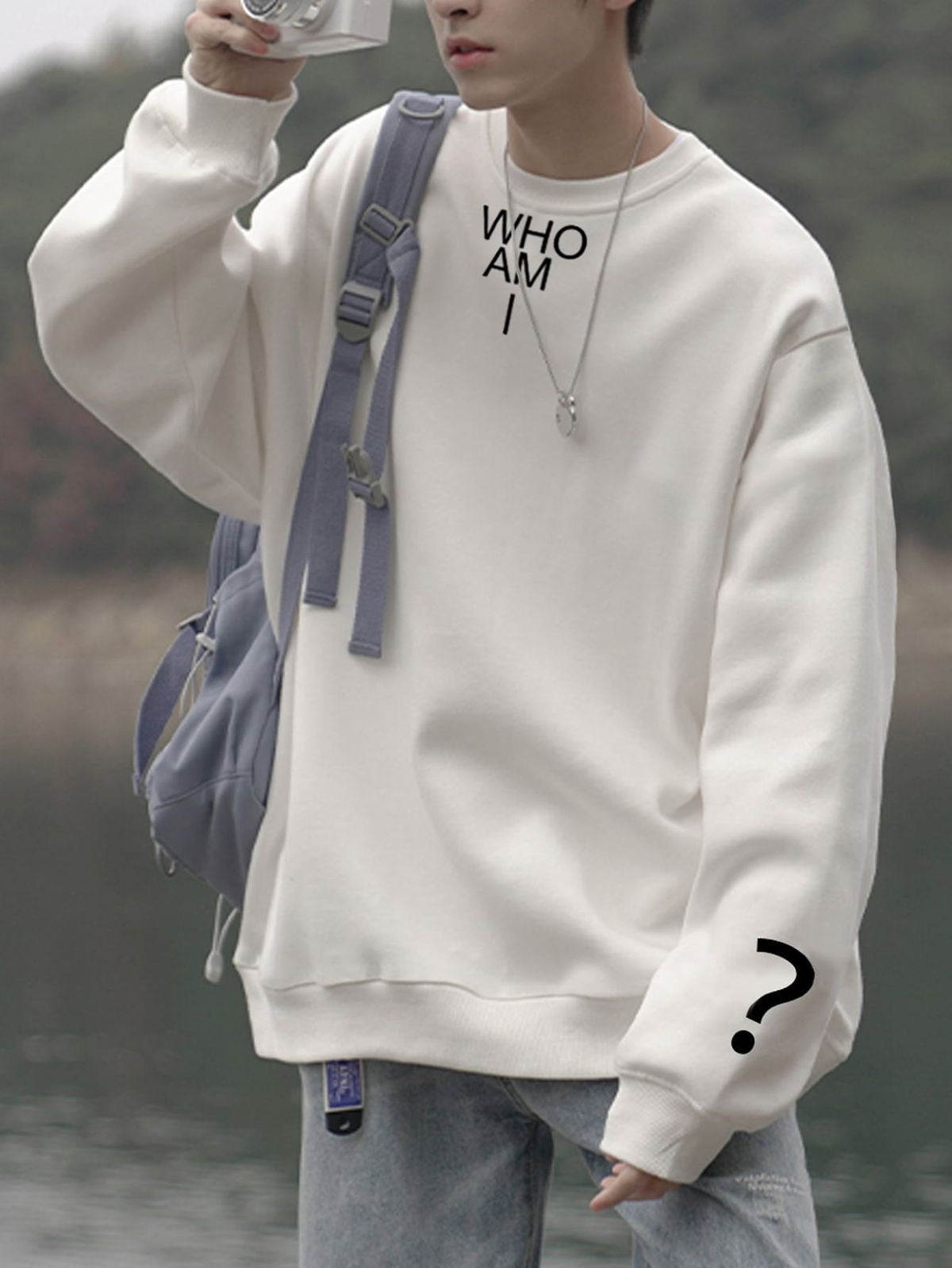 سويتر عبارات يومية ,قطني صيفي ,قالب طبيعي