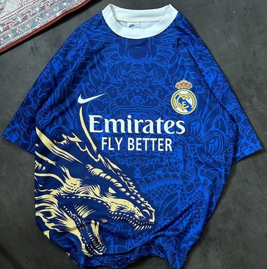 تيشيرت ريال مدريد الملكي ازرق ,قالب كبير