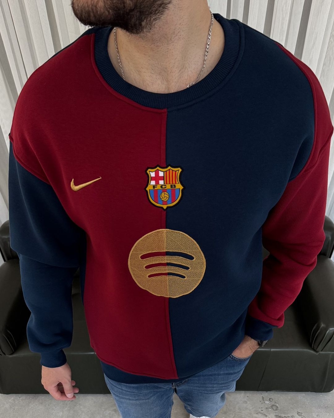 سويتر برشلونة نايك , قالب كبير