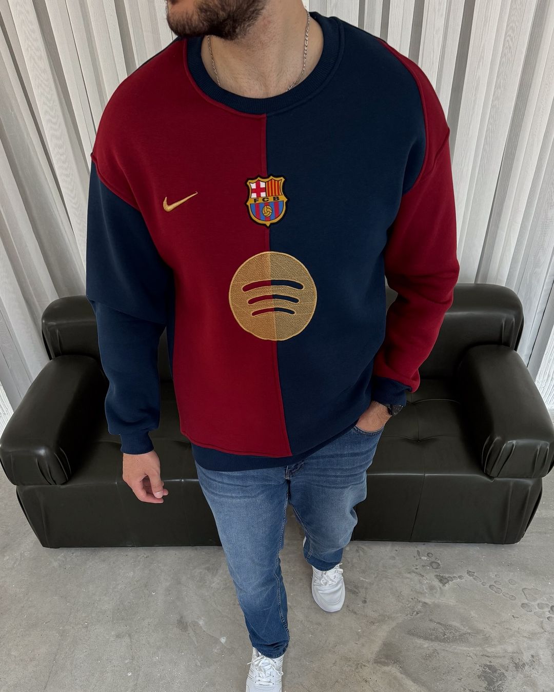 سويتر برشلونة نايك , قالب كبير