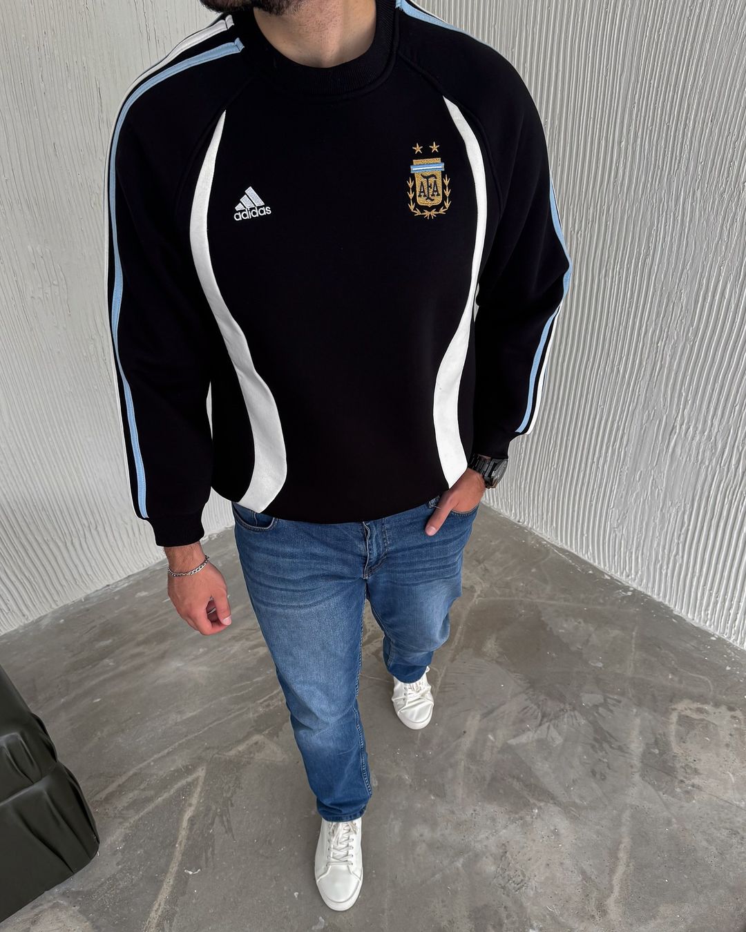 سويتر منتخب الارجنتين اديداس ,قالب كبير