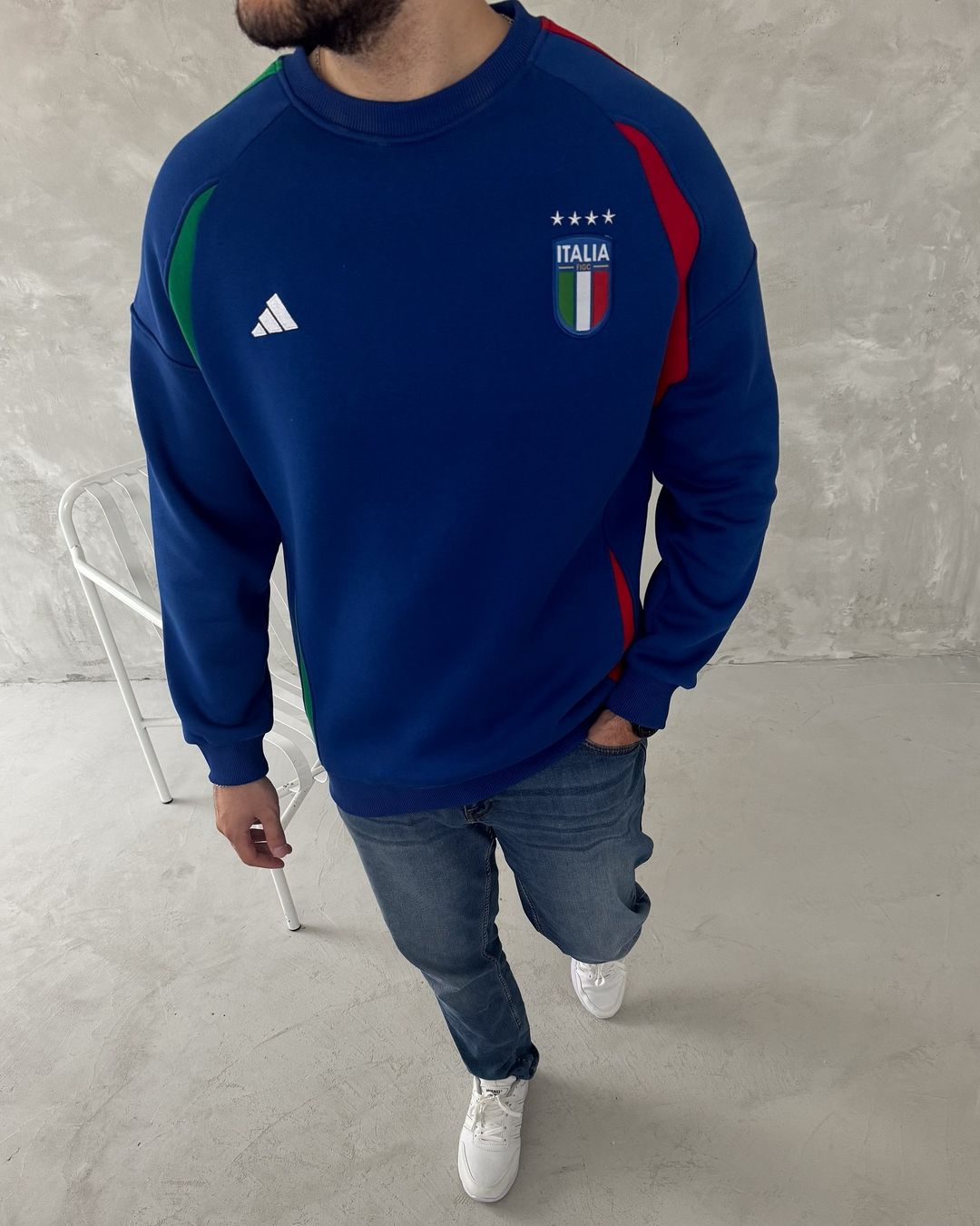 سويتر منتخب ايطاليا اديداس ,قالب كبير