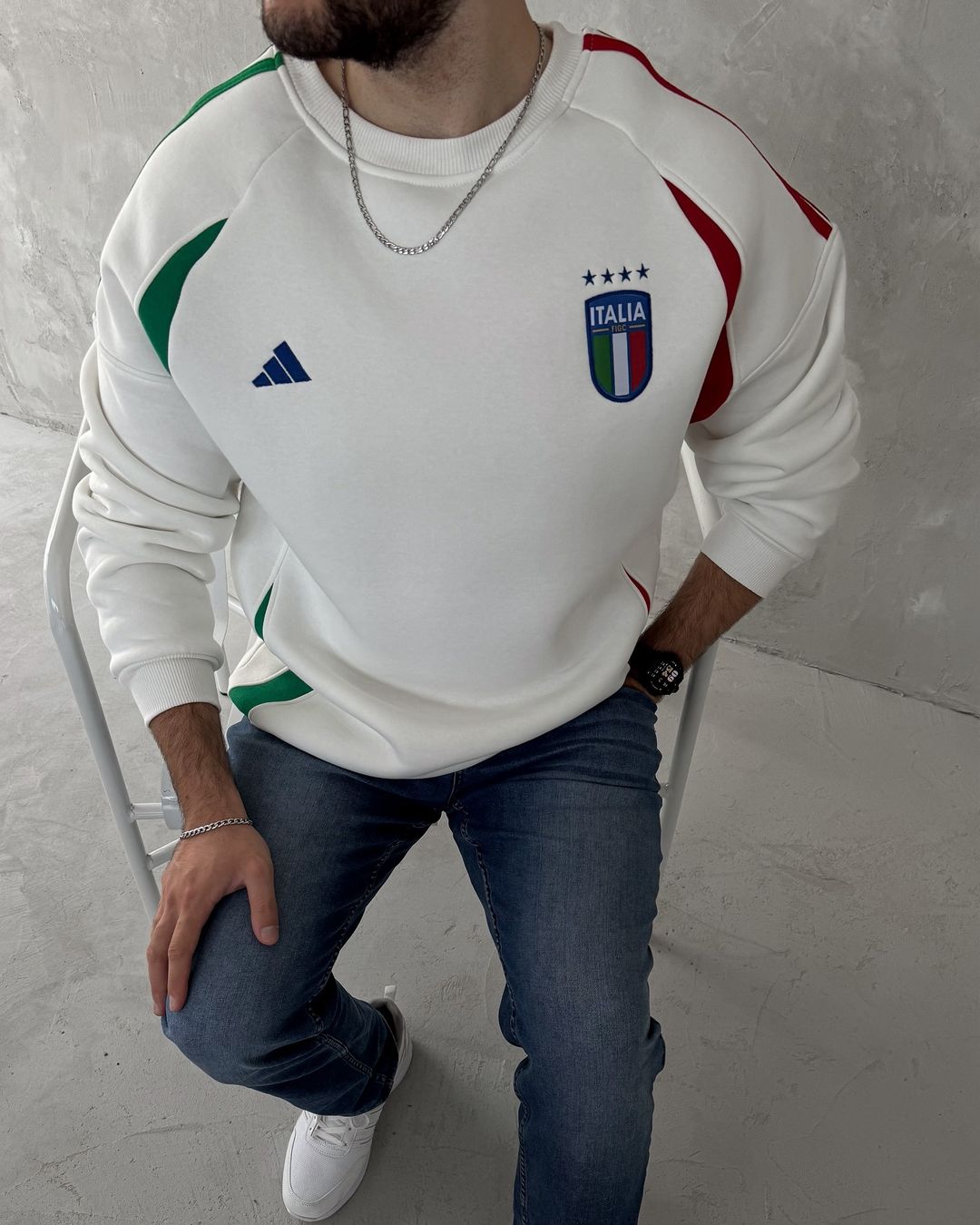 سويتر منتخب ايطاليا اديداس ,قالب كبير