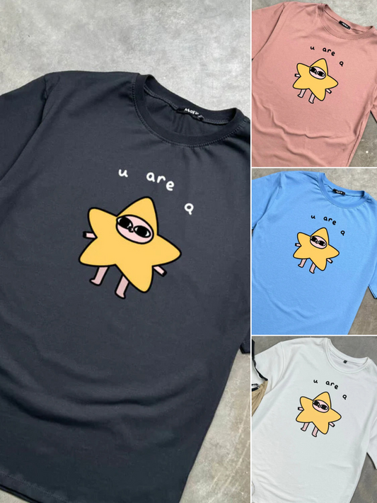 تيشيرت نجمة لطيفة