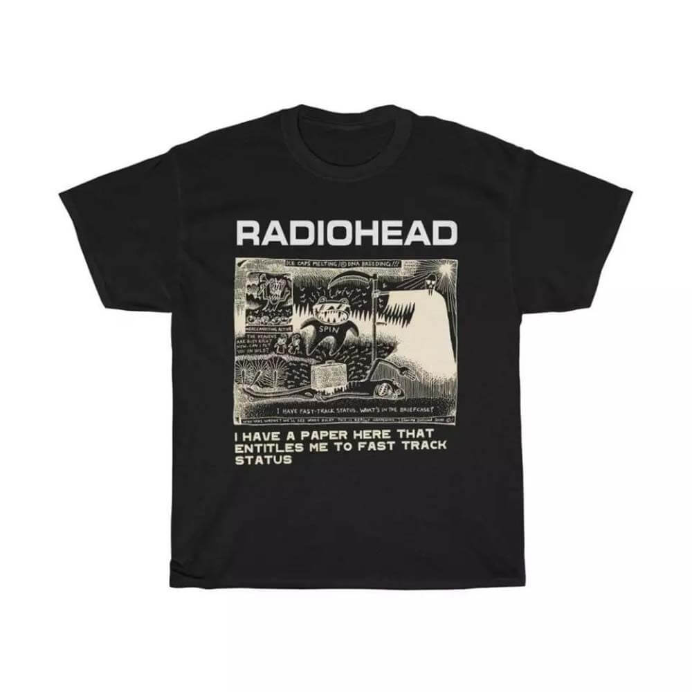 تي شيرت Radiohead Dna Breeding رجالي نسائي