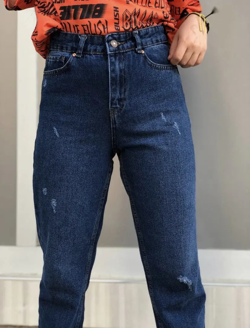 بنطرون بوي فرند ضربات - Mora