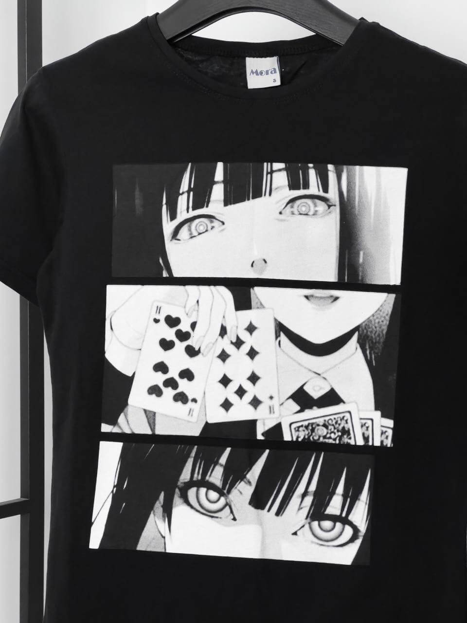 تيشرت انمي 13 اسود رجالي نسائي ,قماش قطني , قالب طبيعي