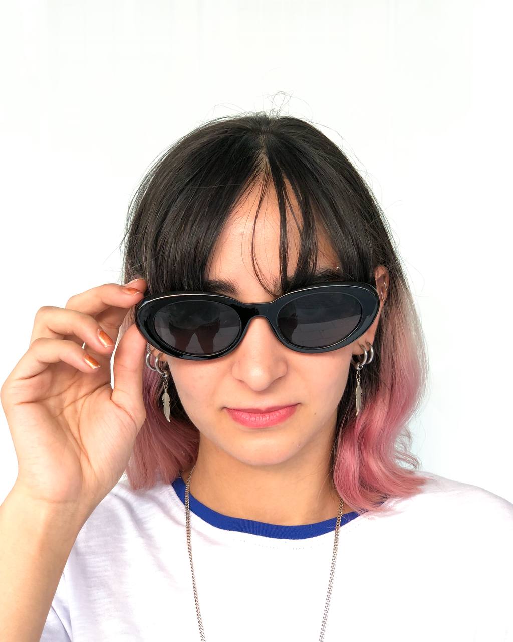 نظارات عيون القط اطار بيضوي