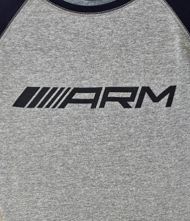 بدي قصير رمادي باكمام طويلة