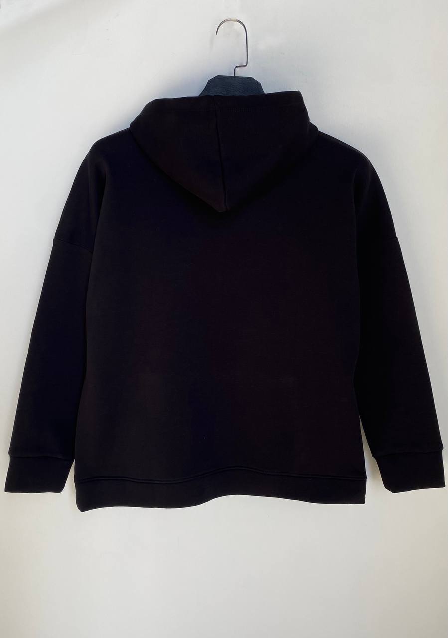 هودي نايك لون اسود سادة