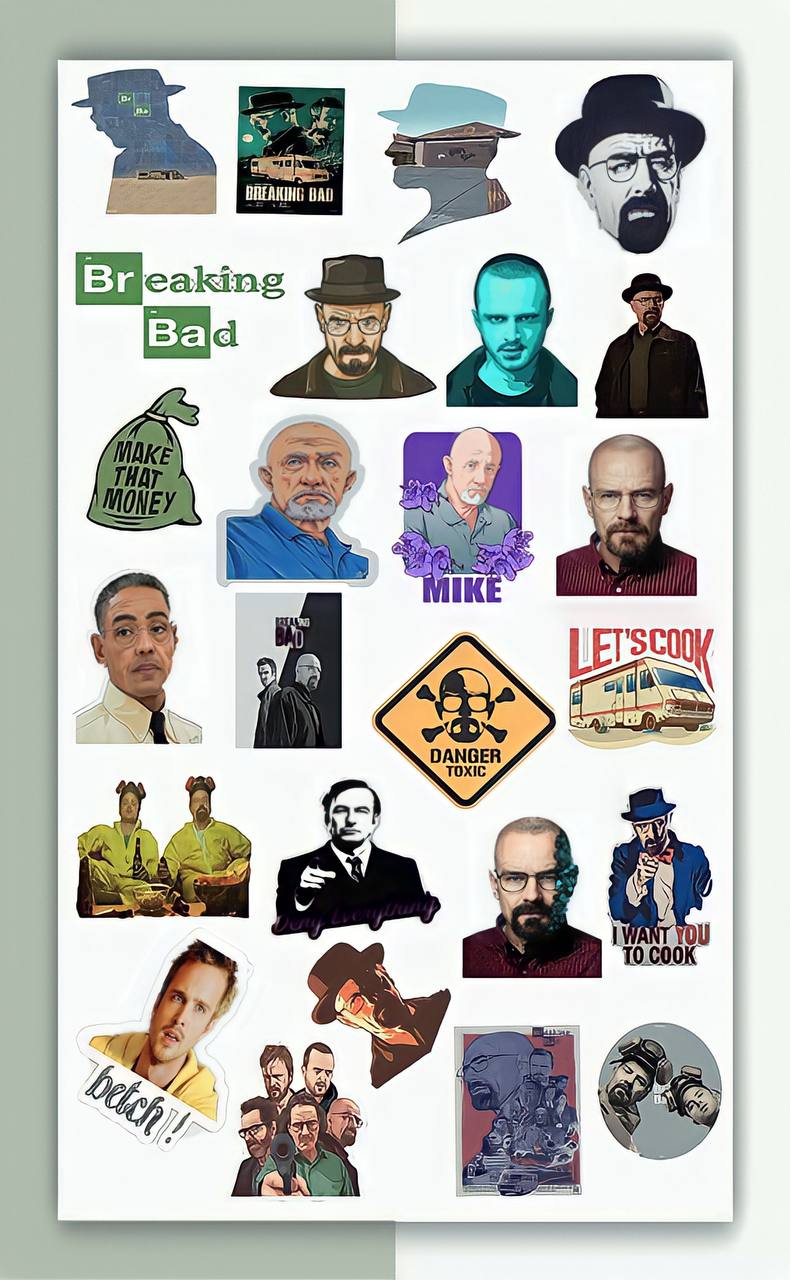 عدد 25 Breaking bad ستكر