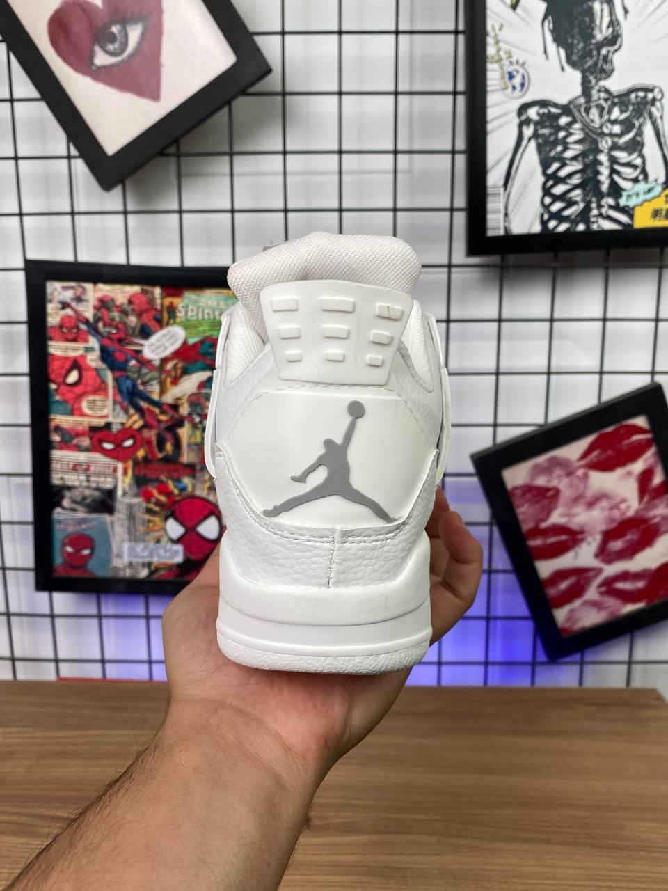 حذاء نايك جي 4 ابيض ,قالب طبيعي