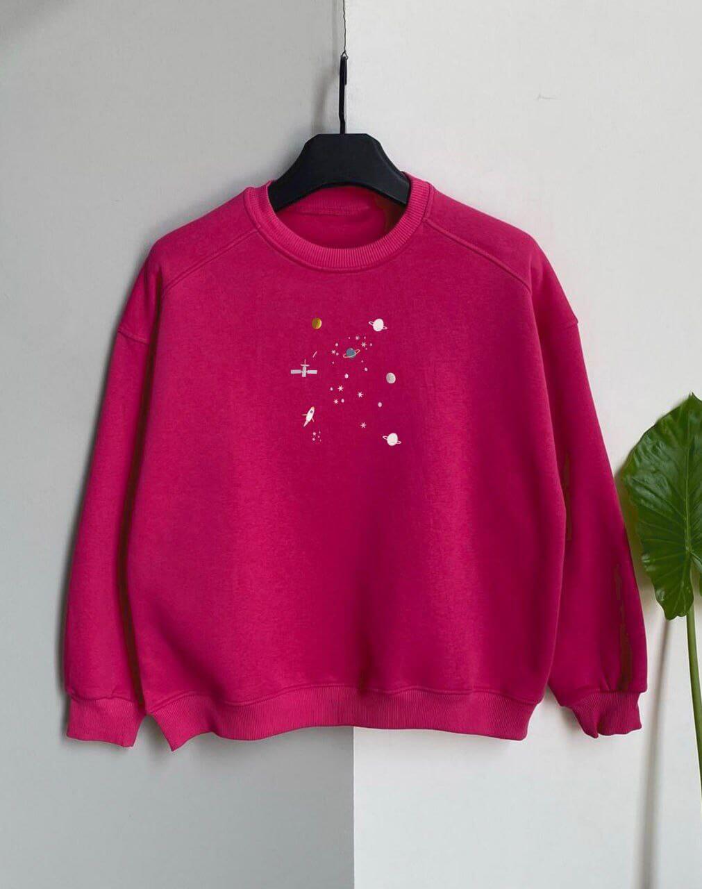 سويتشيرت طبعة مجموعة كواكب