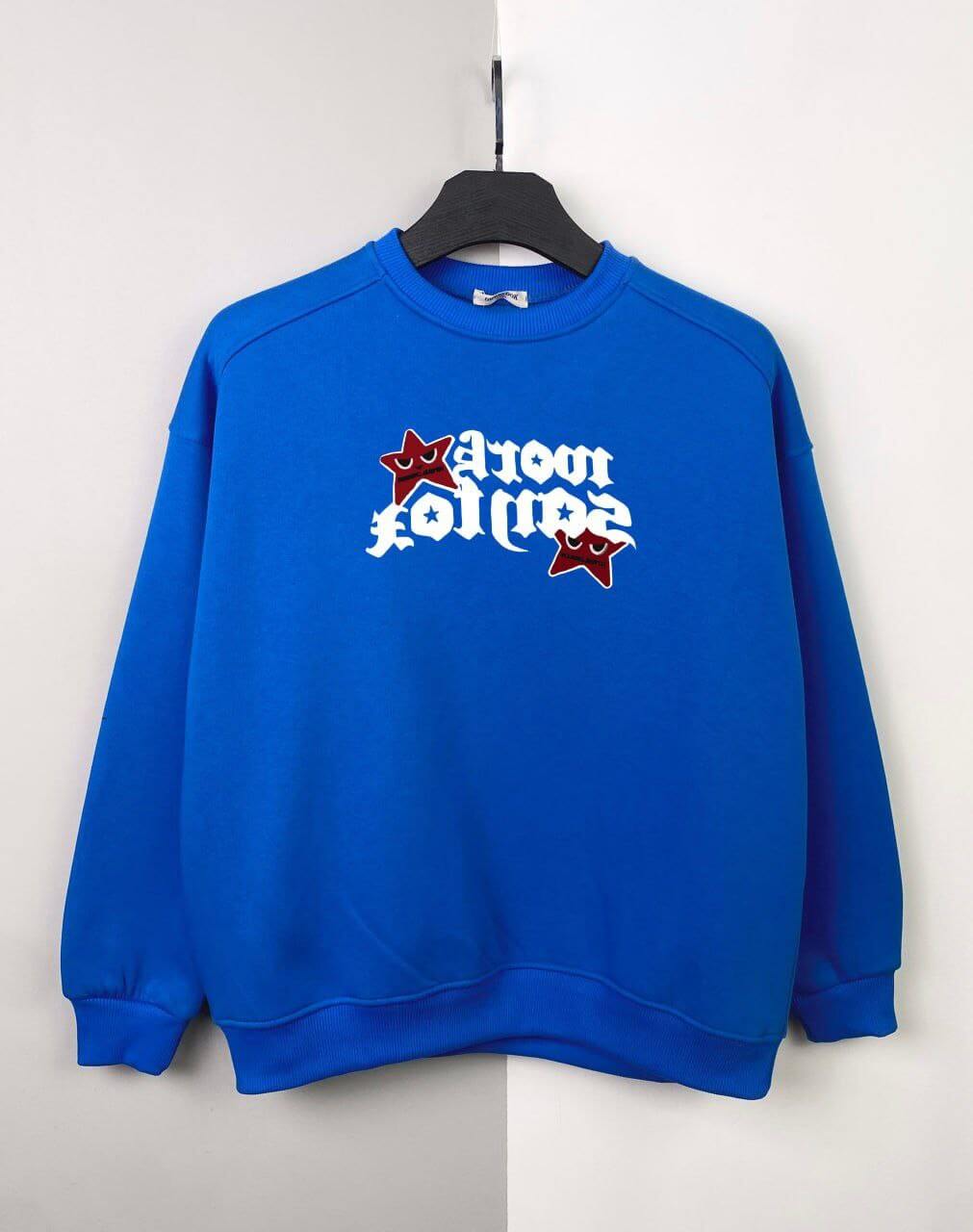 سويتشيرت طبعة نجمة متعصبة وسطية