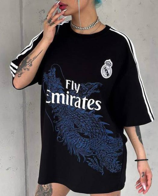 تيشيرت نادي ريال مدريد والتنين ,قالب كبير