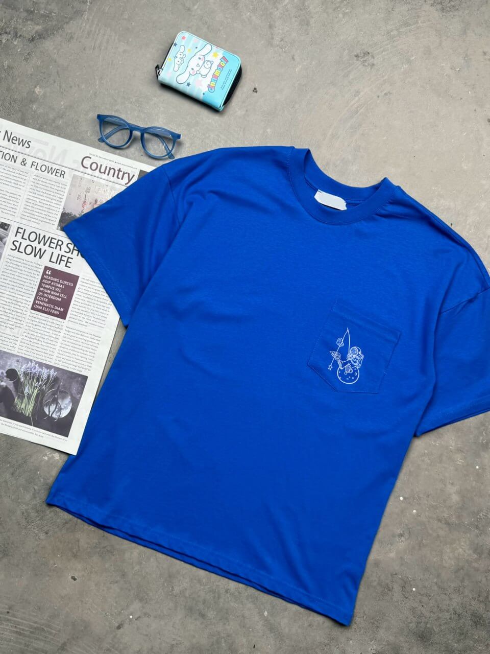 تيشيرت جيب اوفر سايز رائد فضاء عضيم