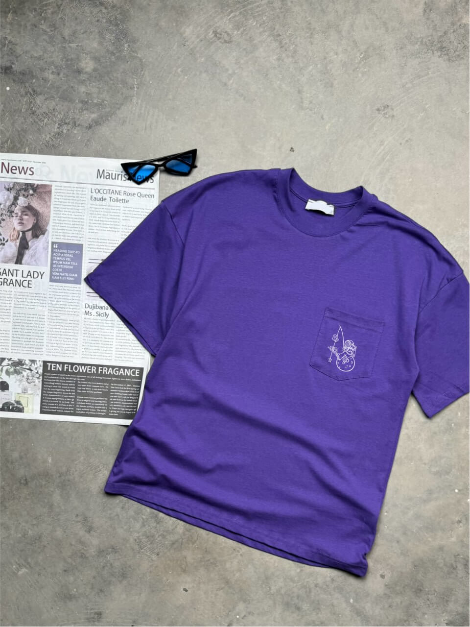 تيشيرت جيب اوفر سايز رائد فضاء عضيم