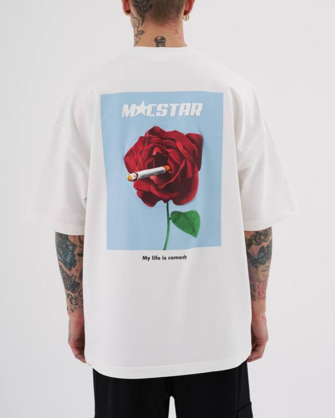 M STAR تيشيرت