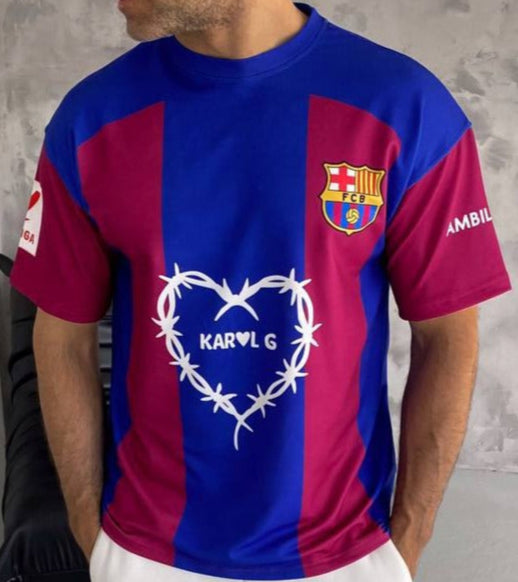 تيشيرت برشلونة الاساسي للكلاسيكو الاخير