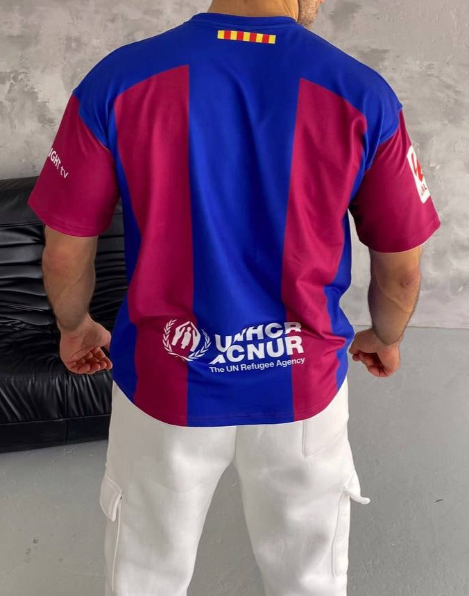 تيشيرت برشلونة الاساسي للكلاسيكو الاخير