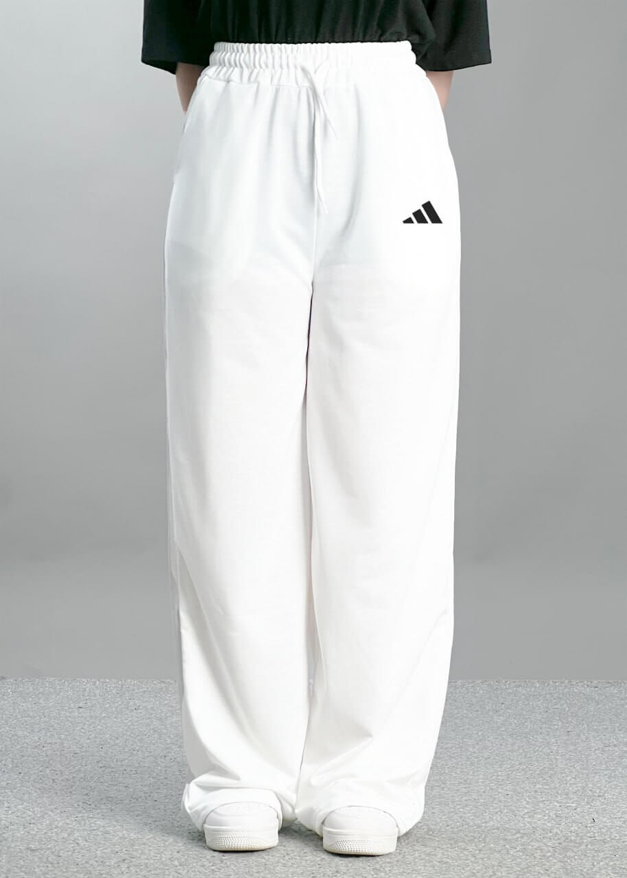 بجامة شعار اديداس ,قماش قطني , قالب طبيعي