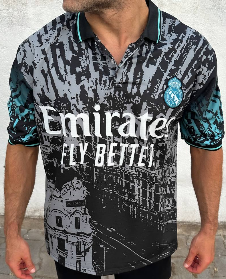 تيشيرت ياخة ريال مدريد دارك ,قالب كبير