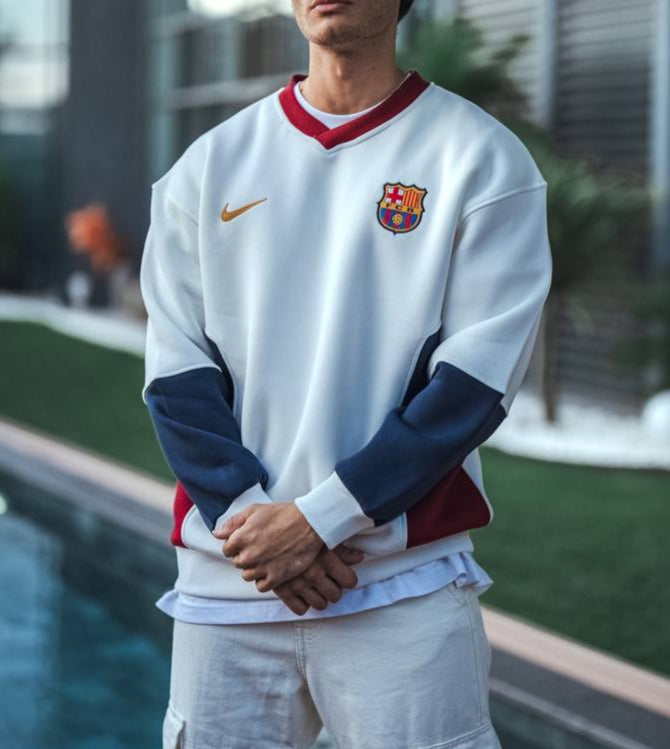 سويتر برشلونة نايك لونين ,قالب كبير