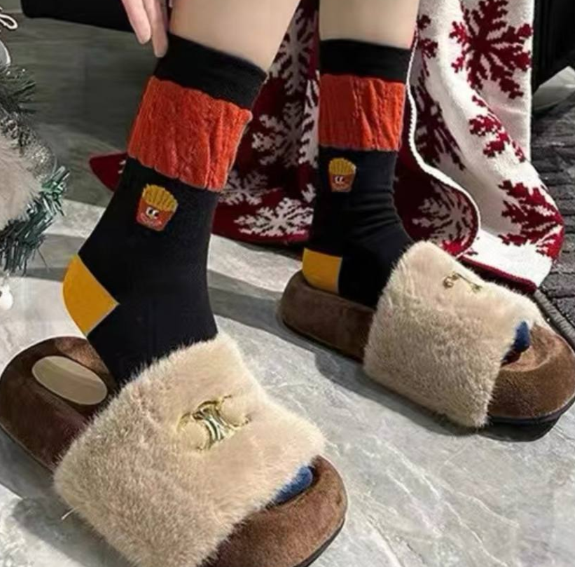 جوارب كارتوني كريسماس