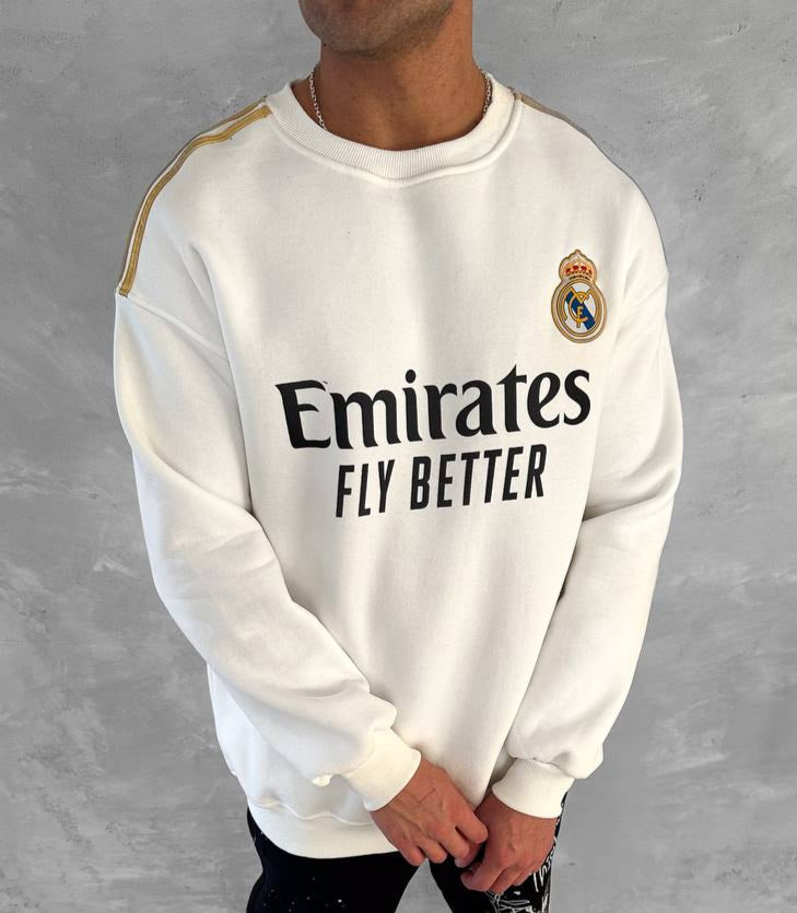 سويتر ريال مدريد قطني ثخين , قالب كبير