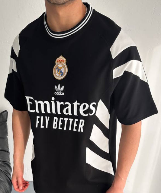 تيشيرت ريال مدريد اديداس فلاي بيتر اسود , قالب كبير