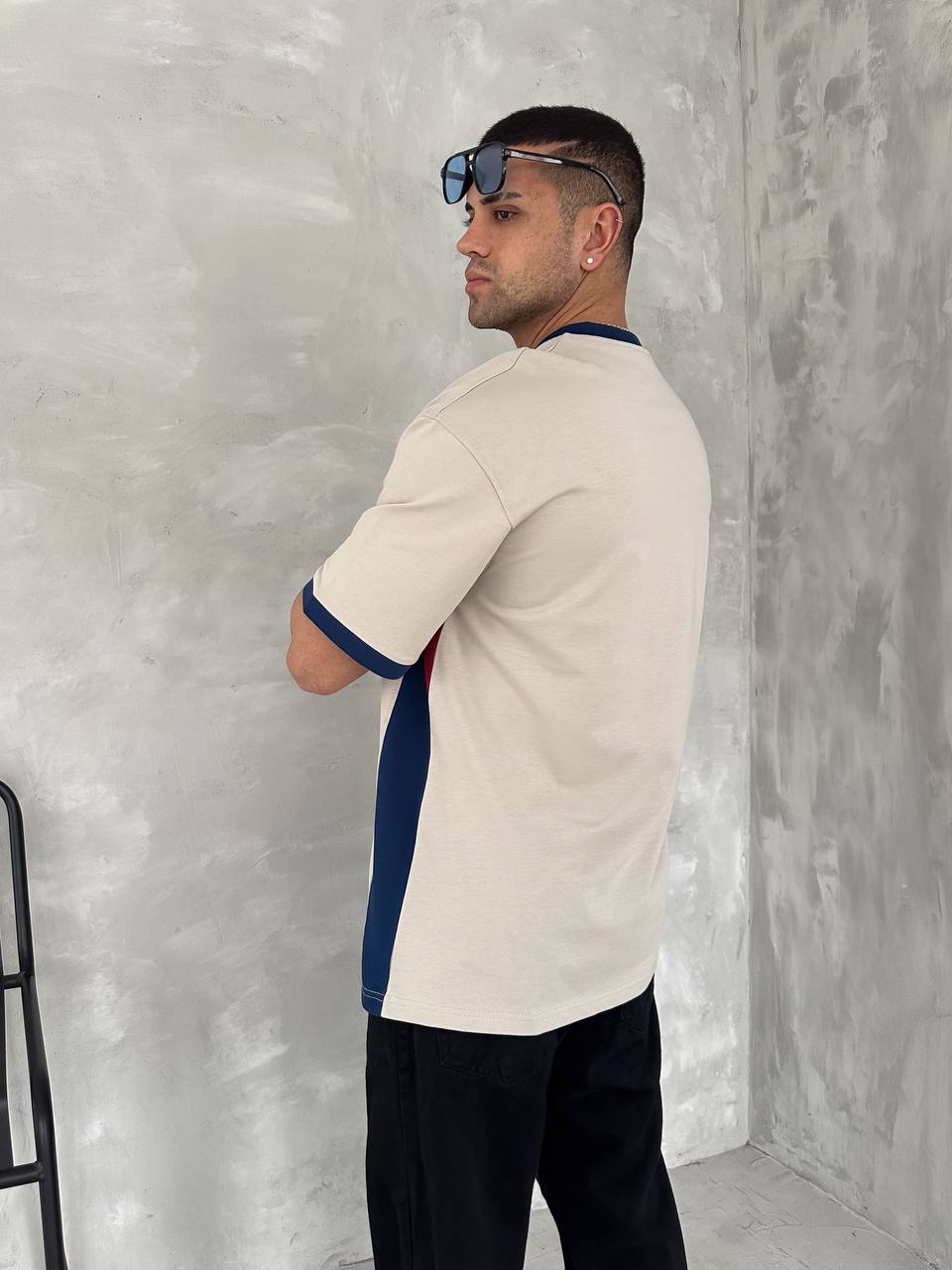 تيشيرت برشلونة نايك خط نيلي , قالب كبير