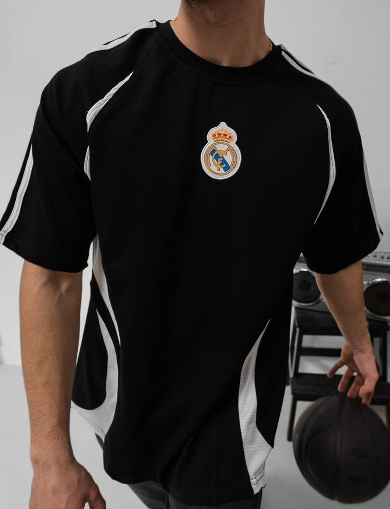 تيشيرت ريال مدريد تصميم دولفين اسود ,قالب كبير