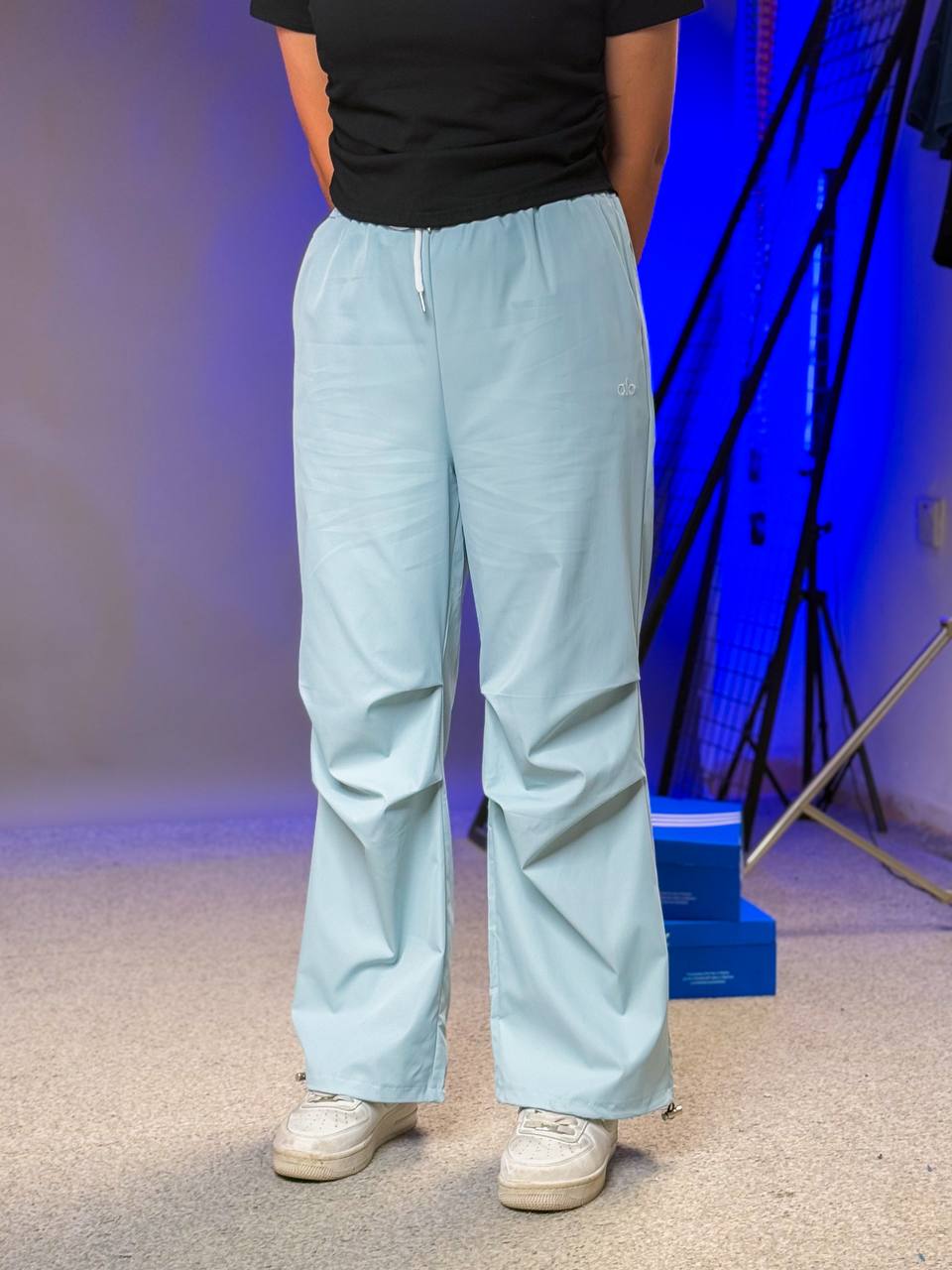 alo - بجامة سادة لون رصاصي , فري سايز