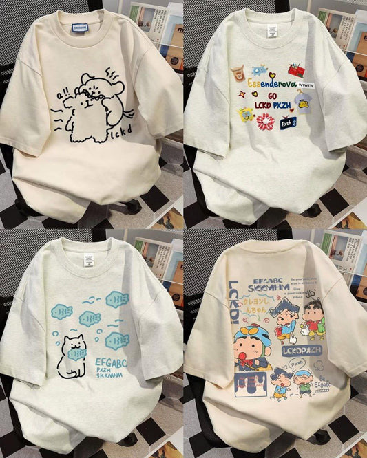 تيشيرتات طبعات كارتونية