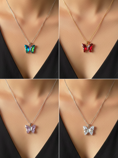 قلائد  فراشات ملونة ✅